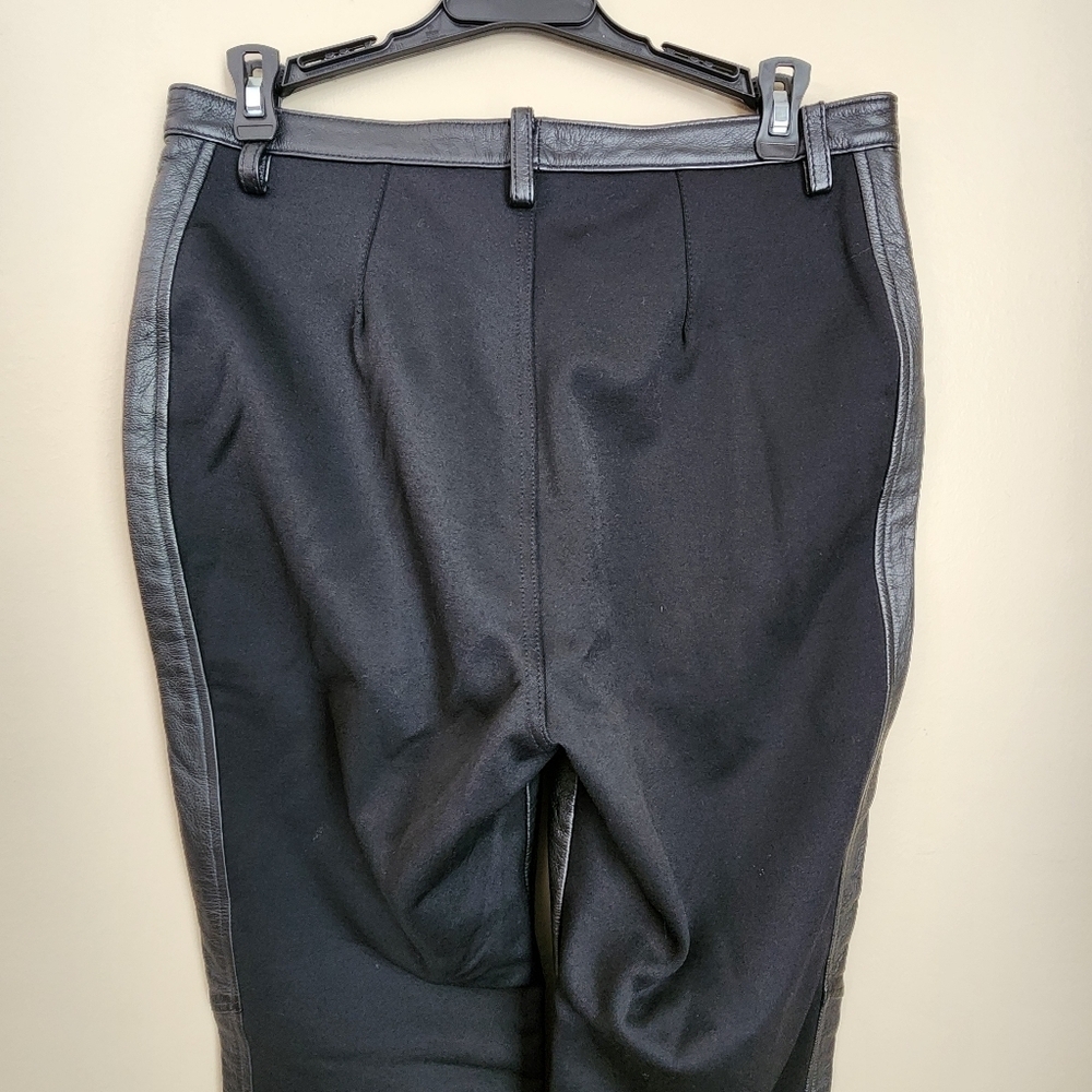 Harley Davidson Black Leather Riding Motorcycle Pants Size 10 W Women's - Picture 3 of 8